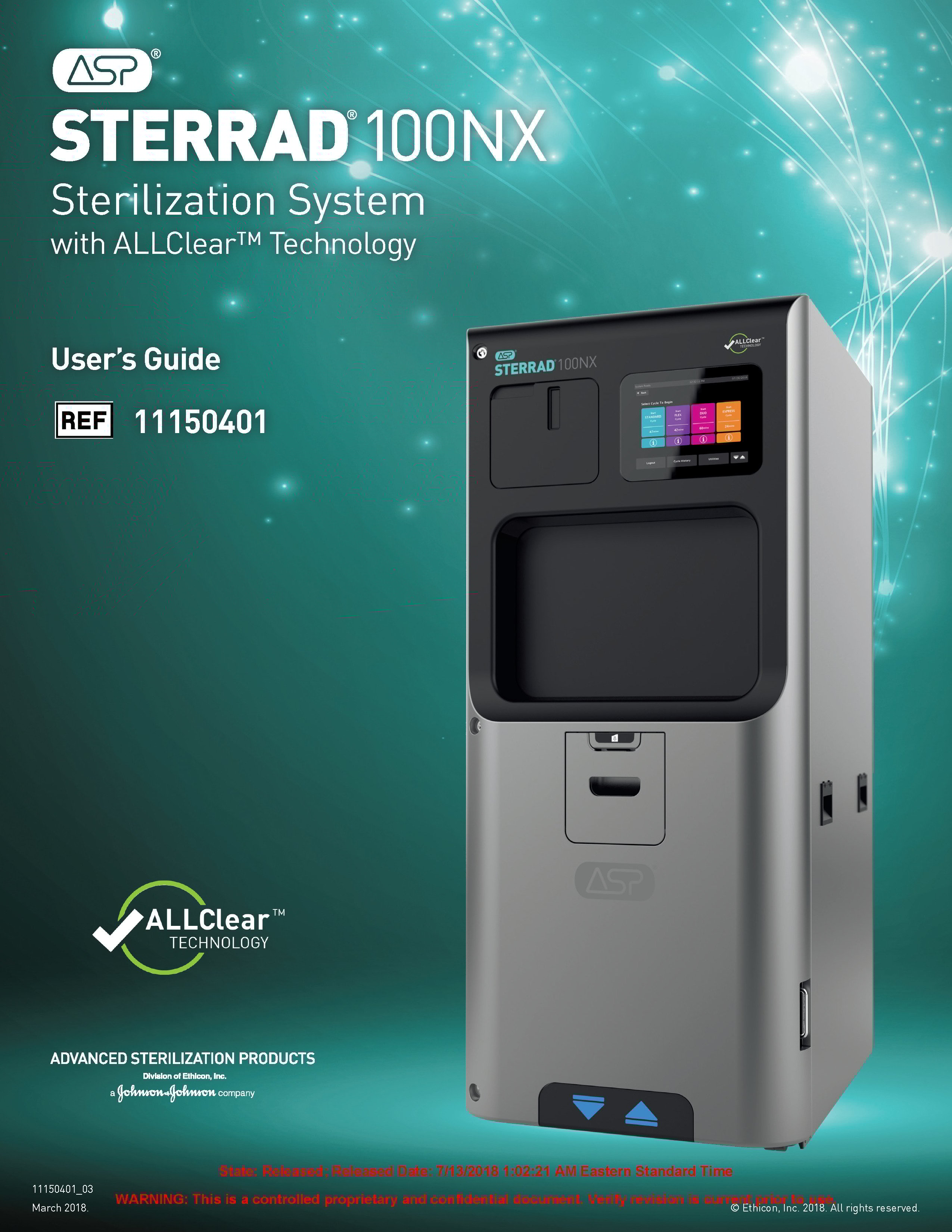STERRAD® 100NX System with ALLClear® Technology Advanced
