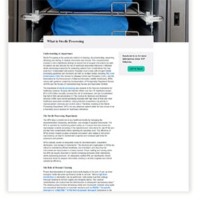 what is sterile processing